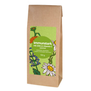 Kräutertee Immunstark mit Zink und Vitamin C natürlich 100 g